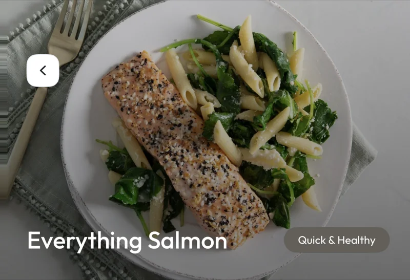 Everything salmon from the Cal360 quick and healthy meal plan